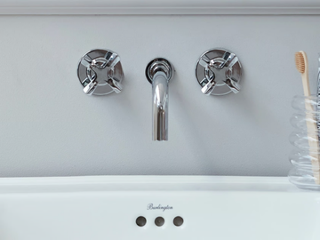 RIVIERA - Wall-mounted Basin Mixer by bathroom brands - view 2